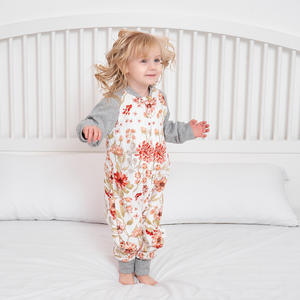 Manches longues imprimé respirant bambou coton mousseline enfants bébé sac de couchage pour les premiers marcheurs enfant <span class=keywords><strong>en</strong></span> bas âge - Product Image 2
