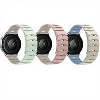 Bracelet de montre en silicone respirant à adsorption magnétique phosphorescente pour Watch Dragon, 18/20/22mm, produit transfrontalier très vendu