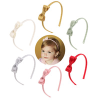 Bandeau à nœud pour fille mignonne printemps été nouvelle mode tissu pour enfants 5.5cm utilisation de fête marque HX emballage personnalisé