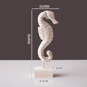 Decoración para el Hogar de Estilo Mediterráneo, Adornos de Estrella de Mar, Caballito de Mar y <span class=keywords><strong>Caracol</strong></span> Marino para Sala de Estar, Mueble para Vinos, Decoración de Restaurante con Temática Oceánica - Product Image 4
