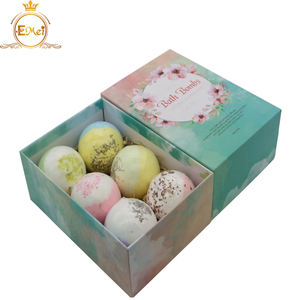 1/6 Hot Sale Handmade Bath Bombs Set Fizzy Dried Flowers Petals Organic Natural Ingredient <strong>SPA</strong> <strong>Foam</strong> - Product Image 1