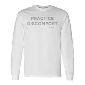 Camiseta de Manga Larga Practice Discomfort Blanca Unisex - Product Image 1