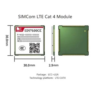 Simcom Sim7600ce Een Serie Van Lte Cat 4 Module Draadloze Communicatie Module Van LTE-TDD/LTE-FDD/Gsm * Gprs */Edge * - Product Image 3