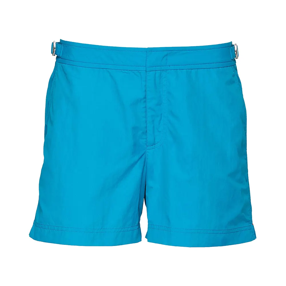 Zomer Custom Side Adjusters Fit Badmode Klassieke Luxe Heren Strandshort Waterdichte Nylon Shorts Zwembroek Voor Heren