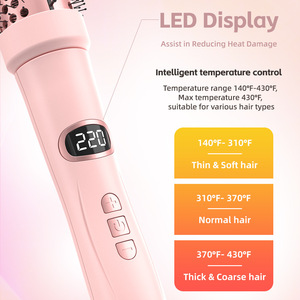 Cepillo Térmico de Cerámica PTC con Iones Negativos, Rizador de Cabello Eléctrico, 10 Temperaturas, Calentamiento Rápido, Herramienta de Peinado para Uso Doméstico - Product Image 2