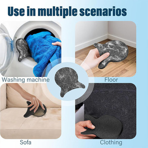 Éliminateur de poils d'animaux pour la lessive, outil réutilisable pour enlever les poils de chien et de chat, élimine efficacement les poils d'animaux, outil de nettoyage pour animaux domestiques - Product Image 2