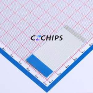 FC-1.0A-24P-50mm FFC Cable (Flexible Flat Cable) P=1mm Connector 24P 1mm 0.3mm Reverse - Product Image 2