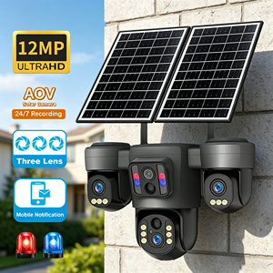 Système de caméra IP de sécurité domestique intelligent 4G HD à énergie solaire IP67 avec vision nocturne pour les zones éloignées et les entreprises - Product Image 1