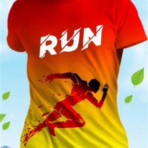 Camiseta Deportiva Publicitaria de Manga Corta de Secado Rápido Personalizada en Oferta - Product Image 2