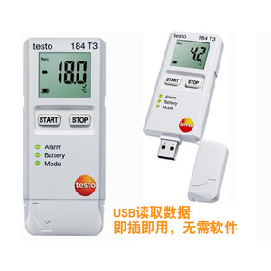 Registrador de Temperatura Detu Testo 184 T3, Registrador de Datos USB con Alarma, Indicador de Batería y Pantalla de Modo para Monitoreo Ambiental - Product Image 5