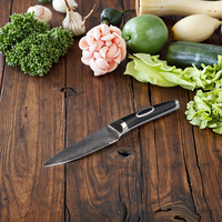 Forkry 5 ''Damas Couteau à fruits utilitaire en acier inoxydable Couteaux de cuisine