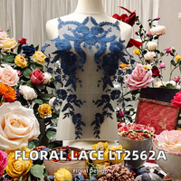 Robe de mariée brodée florale avec corsage en dentelle et appliques multicolores LT2562A – Luxe, élégance, sexy, traditionnelle, décontractée, antistatique, en maille