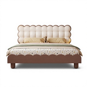Serie de Habitaciones Infantiles Jim - Cama Infantil Tapizada de Madera Maciza con un Ambiente Vibrante y Moderno - Product Image 1