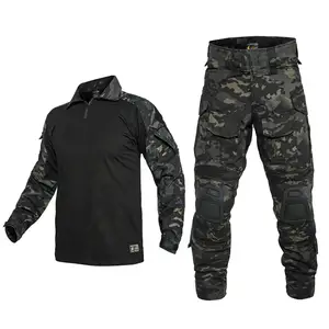 G3 Combat Suit Apparel Set Tactical Camouflage Clothing Hunting Uniform Paintball Gear With Knee Pads For Men