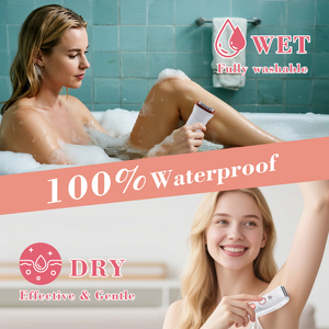 Rasoir électrique imperméable 2 en 1 pour femmes, tondeuse bikini, épilateur - Product Image 6