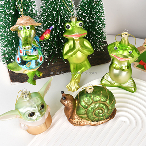 Ornements de Noël en verre faits à la main de luxe de haute qualité avec logo personnalisé RST - Respectueux de l'environnement - Multicolores - Taille personnalisée - Livraison rapide - Product Image 3
