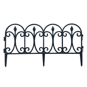 Лидер продаж, европейский стиль, пластиковый вставной садовый забор, практичный садовый забор и небольшой забор - Product Image 5