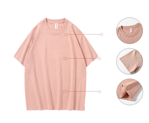 T-shirts pour hommes en coton 100% de haute qualité 180 g/m², tricotés, grande taille, impression, broderie, personnalisables, unisexes, surdimensionnés - Product Image 2