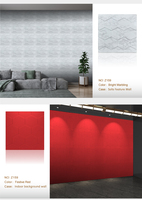 Panneaux muraux 3D en PVC modernes, écologiques, faciles à installer, imperméables, ignifuges pour chambre à coucher, salon, salle de sport, entrepôt, extérieur