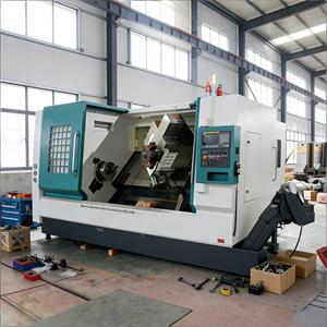 Die TCK700 <span class=keywords><strong>CNC</strong></span>-Schrägbett-Drehmaschine Ist eine Präzisionsbearbeitungs- und Mittelschwere Fräs-Drehmaschine mit FANUC-Steuerungssystem. - Product Image 3