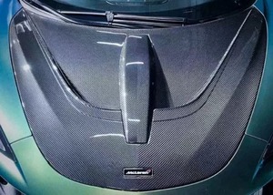 Capot moteur ventilé en fibre de carbone sèche style N pour McLaren 570GT 570S 540C 2016-2019, fixation par vis - Product Image 2