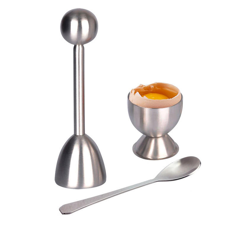 Ouvreur d'oeufs d'acier inoxydable