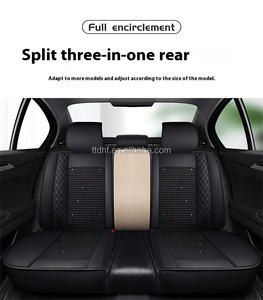 Coussins de siège de voiture de luxe personnalisés de 2017 à 2024 pour Audi A4/A6/Q3/Q5 pour housses de siège Alcantara AllSeason en gris - Product Image 6