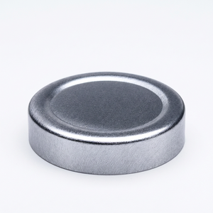 Couvercle en aluminium encastré de luxe, argenté, 66 mm, à visser, pour bocaux en verre, fermeture hermétique - Product Image 1