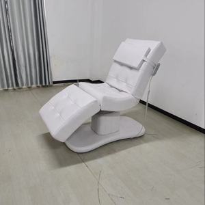 White Beauty Salon Furniture Leather Facial Spa Bed <b>Electric</b> Modern Massage Bed Massage <b>Table</b> with 3 Motors - Product Image 3