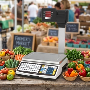 Báscula Digital LED/LCD con IA de <span class=keywords><strong>Longfly</strong></span>, Impresora de Recibos/Facturas para Caja Registradora, Sistema Operativo Windows, Intel - Product Image 1