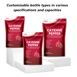 Usine OEM/ODM : Emballage personnalisé, plusieurs designs d'étiquettes – Capsules molles de piment de Cayenne – Soutien pour les veines, le cœur et les vaisseaux sanguins - Product Image 5
