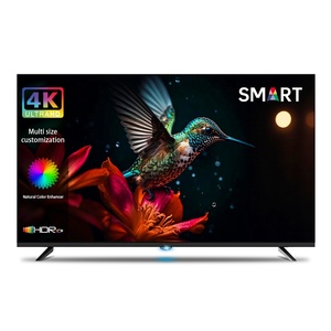 Televisor sin Marco de 85 Pulgadas, 4K <span class=keywords><strong>QLED</strong></span>, 60, 65, 70, 75, 80, 98 Pulgadas, Mini LED Vision TV Negro, Google Smart TV - Product Image 1
