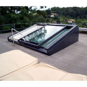 Custom Soundproofing <strong>Skylights</strong> For Residential Houses Top Hung Aluminum Double Glazed Roof Windows Automatic Sliding Vertical - Product Image 3