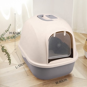 TaoTaohui Fabricant Grossiste Produits <span class=keywords><strong>de</strong></span> nettoyage <span class=keywords><strong>pour</strong></span> <span class=keywords><strong>chats</strong></span> <span class=keywords><strong>Toilette</strong></span> <span class=keywords><strong>pour</strong></span> <span class=keywords><strong>chats</strong></span> d'intérieur en plastique Bac à litière <span class=keywords><strong>pour</strong></span> <span class=keywords><strong>chats</strong></span> - Product Image 3