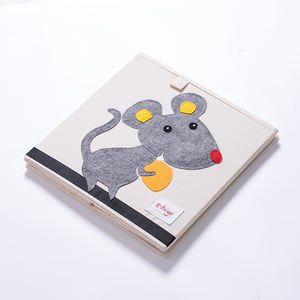 Caja plegable de almacenamiento de tela de animales, contenedor de almacenamiento de juguetes para guardería - Product Image 4