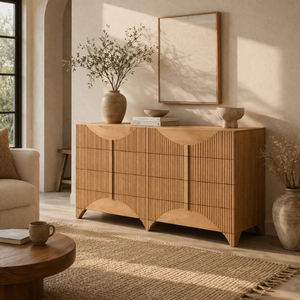 Aparador de Madera Contemporáneo con 3 Puertas para Dormitorio o Sala de Estar, Mueble de Almacenamiento, Precio de Mayoreo, Suministro Directo - Product Image 6