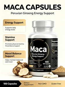 Capsules de racine de Maca K-green pour femmes, extra-fortes, vitamines 100mg, Guangdong, durée de conservation de 24 mois, 2 capsules par jour, pour adultes - Product Image 2