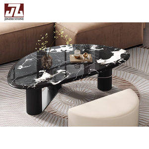 Bàn cà phê hiện đại với đầu đá cẩm thạch cho khách sạn gia đình hoặc căn hộ cho văn phòng ăn đồ nội thất phòng khách - Product Image 2