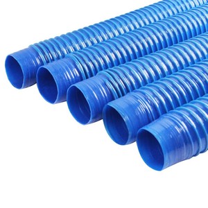 One Statue <b>Pvc</b> Hose Reinforced Grade Blue Industrial Vacuum <b>Pipe</b> For Dust Removal And Air Transport - Product Image 2