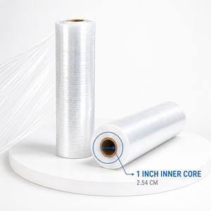2026 Penjualan Terbaru 30cm 100yd Gulungan Film Penghalang Tahan Debu dan Air LLDPE Lembut Mengkilap dengan Inti <span class=keywords><strong>Mini</strong></span> 1 Inci Kelas Mesin - Product Image 1