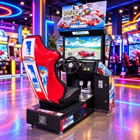 Machine de jeu d'arcade de course automobile Outrun de 32 pouces, simulateur de conduite à monnayeur, vente en gros d'usine