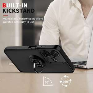Custodia per telefono opaca TPU Hard PC con supporto ad anello per cavalletto antiurto Cover per Infinix Hot 30i 20 Play Pova <span class=keywords><strong>Neo</strong></span> - Product Image 5