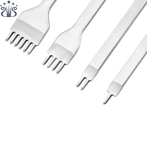 ชุดเครื่องมือเจาะหนัง 4 ชิ้น ขนาด 3/4/5/6 มม. สำหรับงาน DIY  ขนาด 1/2/4/6 นิ้ว  ชุดสิ่วเจาะหนัง  เครื่องมือเย็บหนัง - Product Image 4