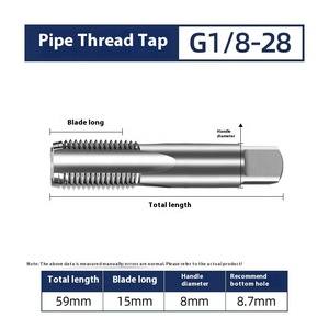 HSS6542 Gerade Flöten maschine Gewinde bohrer & Matrize CNC-Drehmaschine Fräs bohr werkzeug für Stahl Metall gewindes chneid werkzeug - Product Image 5