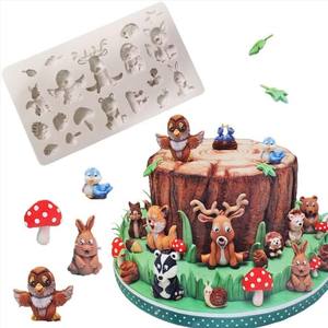 Moules à cupcakes, bonbons, gelées, glaces, biscuits et puddings sur le thème des <span class=keywords><strong>animaux</strong></span> de la jungle - Product Image 6