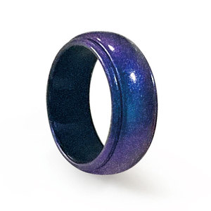 Nuevo diseño de anillos de dedo de estrella, conjunto de bandas, anillo de boda de silicona de compromiso para hombres y mujeres, anillo de banda de boda para parejas - Product Image 4