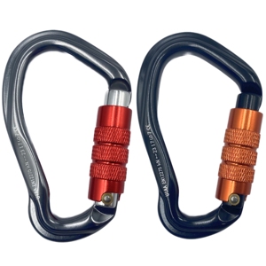 Jrsgs D-xoắn Carabiner tùy chỉnh nhôm Carabiner 23kn leo núi Carabiner Snap móc s7109tn - Product Image 1