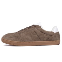 Chaussures GAT en daim pour hommes, pieds nus, zéro dénivelé, forme naturelle du pied, bout large, semelle flexible, marque privée OEM