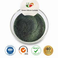 Carbure de silicium vert (SiC) de qualité industrielle, granulométrie moyenne et grossière, F100 F120 F150, pour le sablage des métaux et le débavurage des moules