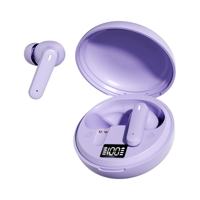 BT 6.0 Stable Wireless In-Ear TWS Earbuds with Magnetic Charging Case Touch Control & HiFi Stereo Sound